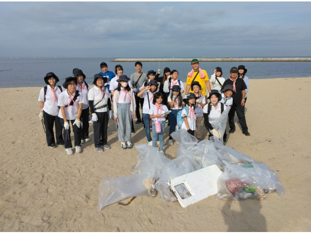 お手伝い頂いた保護者も一緒に記念撮影