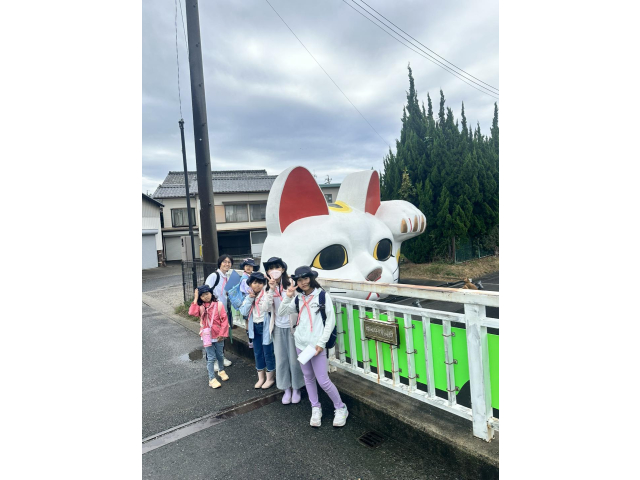 とこにゃん　と記念撮影