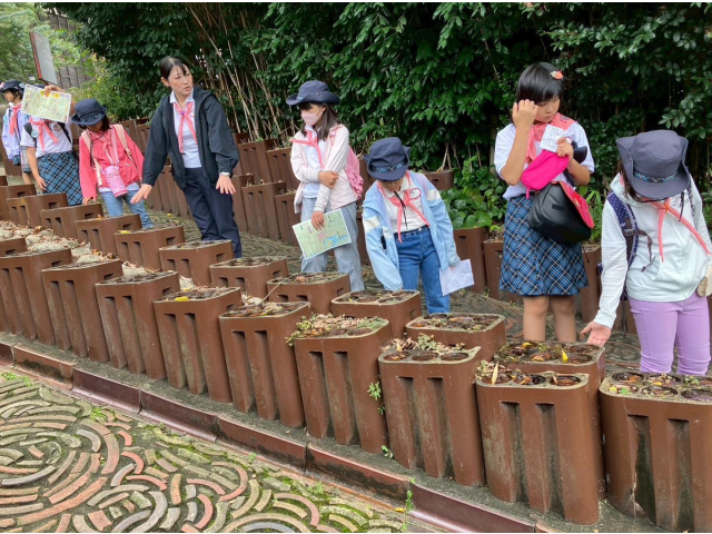 色んな所に常滑焼が使われています