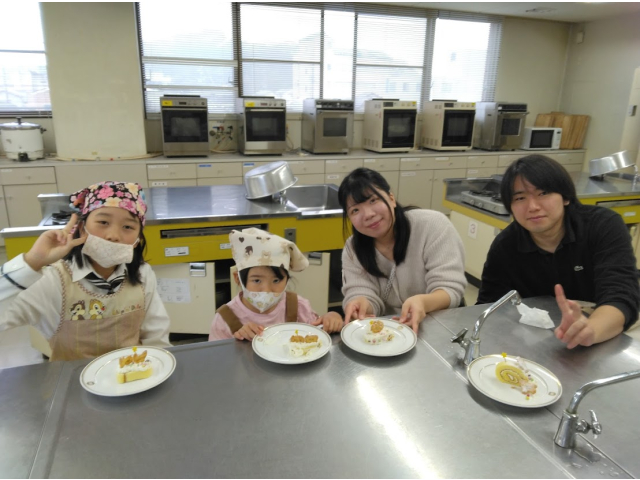 美味しいケーキができました