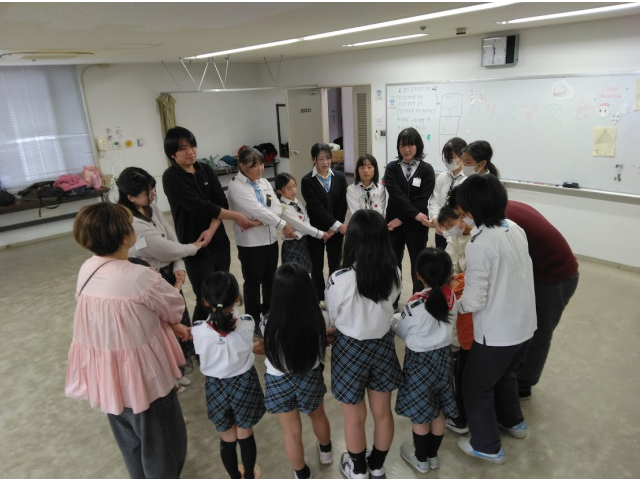 友情の輪また遊びにきてね