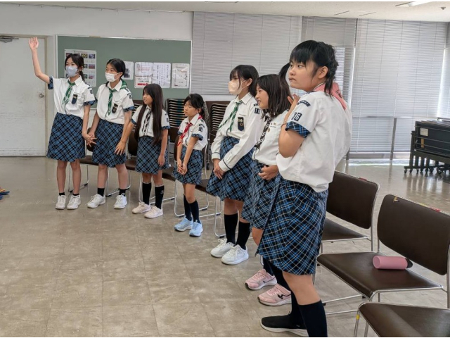 手遊び歌の練習