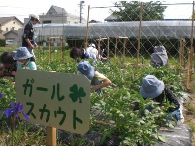 水やりと草取りも忘れません！