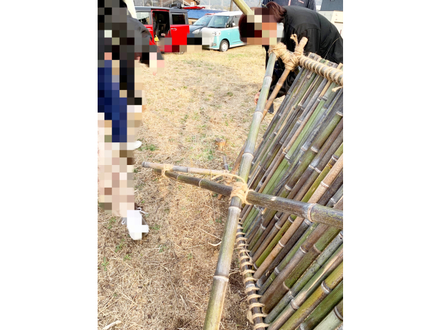 「角しばり」「筋交い（すじかい）しばり」「はさみしばり」