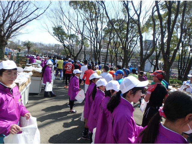 2万人程の選手で　　　　渋滞発生！