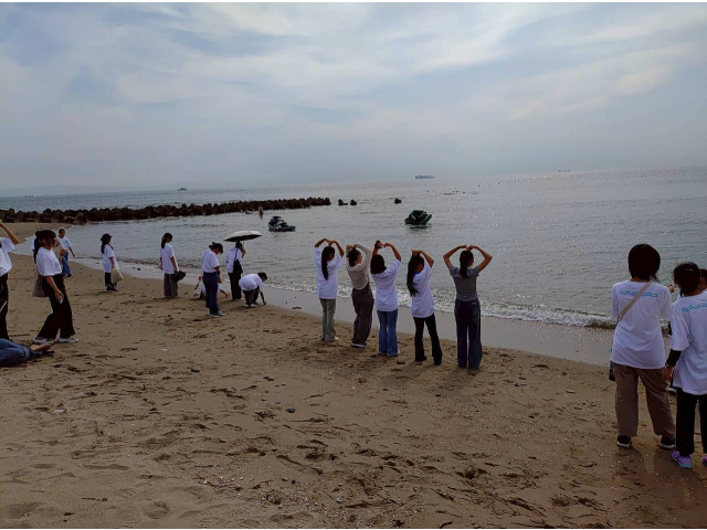 徒歩数分で海辺に出ます